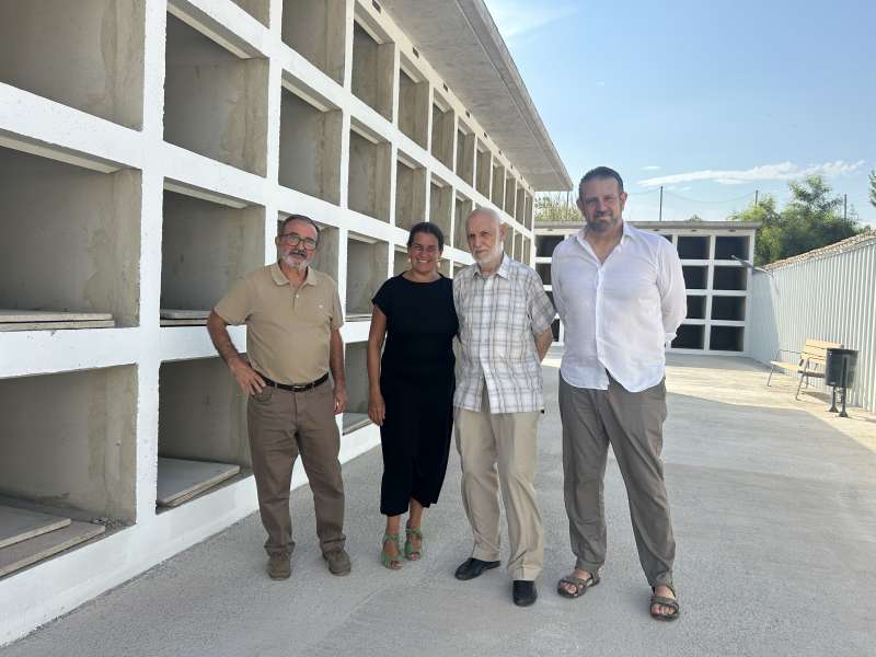 Finalitzaci de les obres del cementeri  Foto: Ajuntament de Sant Antoni de Benaixeve