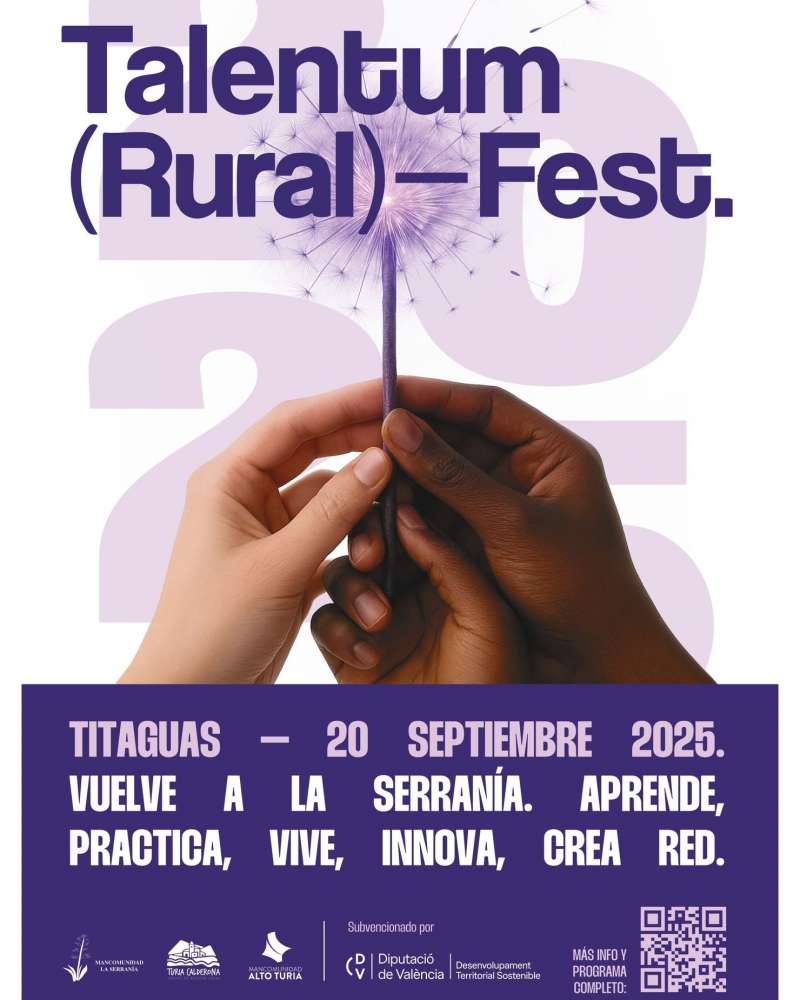 Cartel del Talentum Rural Fest de Titaguas. / EPDA