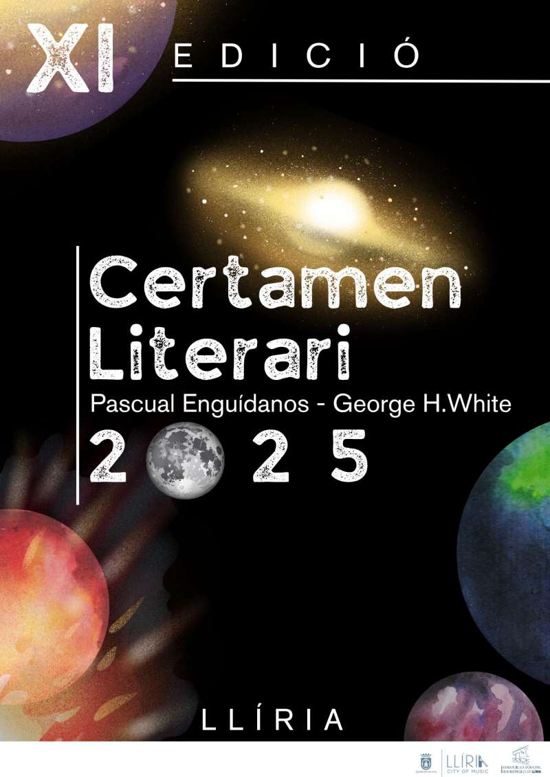 Cartell del certamen literari  Foto: Ajuntament de Llria