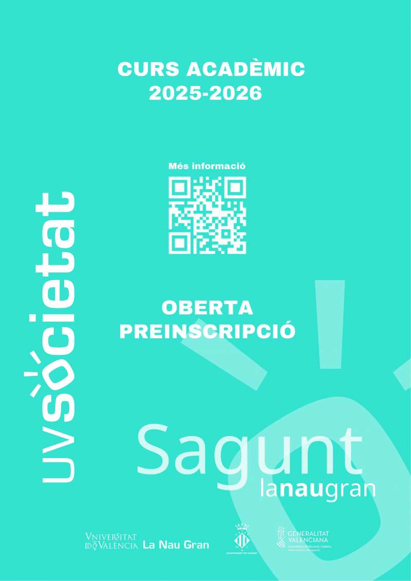 Cartell per a inscripcions a la Nau Gran.  EPDA 