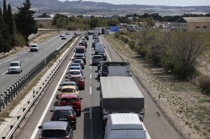 Imagen de un atasco. EPDA