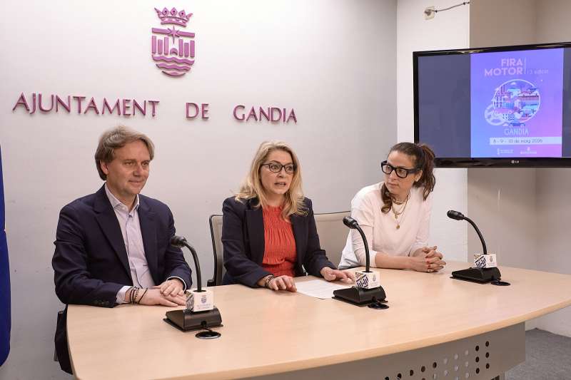 Presentaci� de la XIII Fira del Motor de Gandia.  Natxo Franc�s