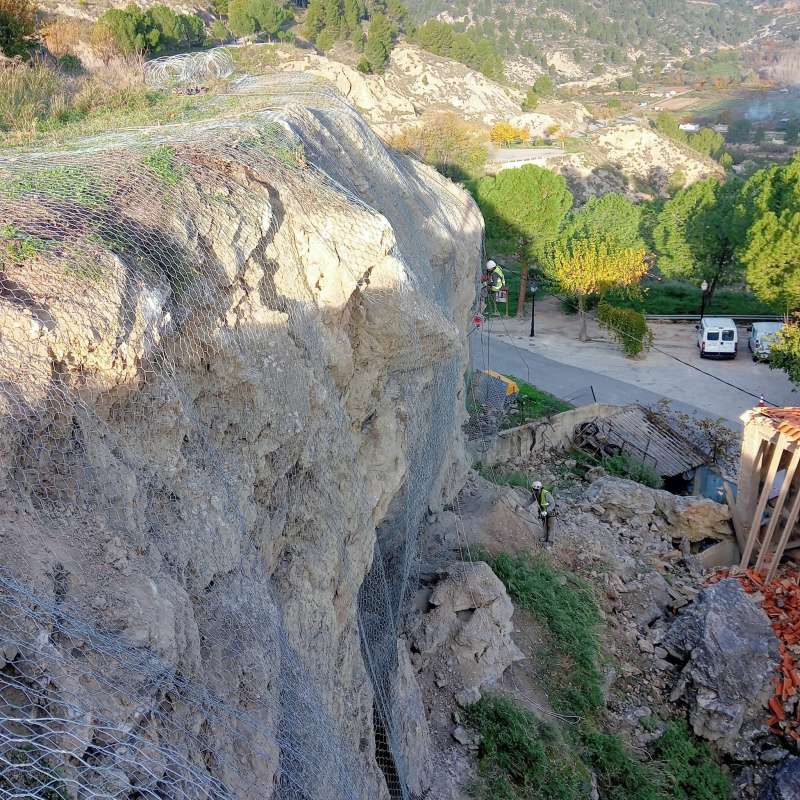 Talud del Cerro de Jalance.  EPDA