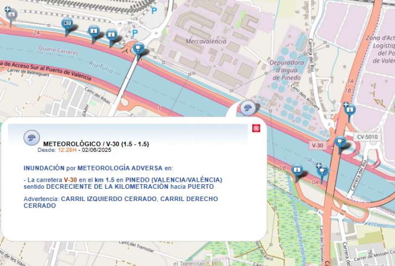 Zona afectada. EPDA