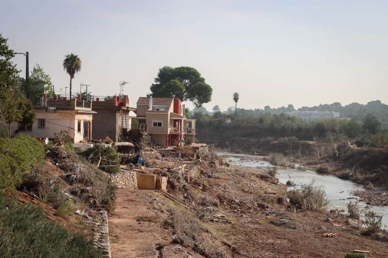 Una zona de la urbanizacin del Pantano, junto al barranco de Horteta. EPDA