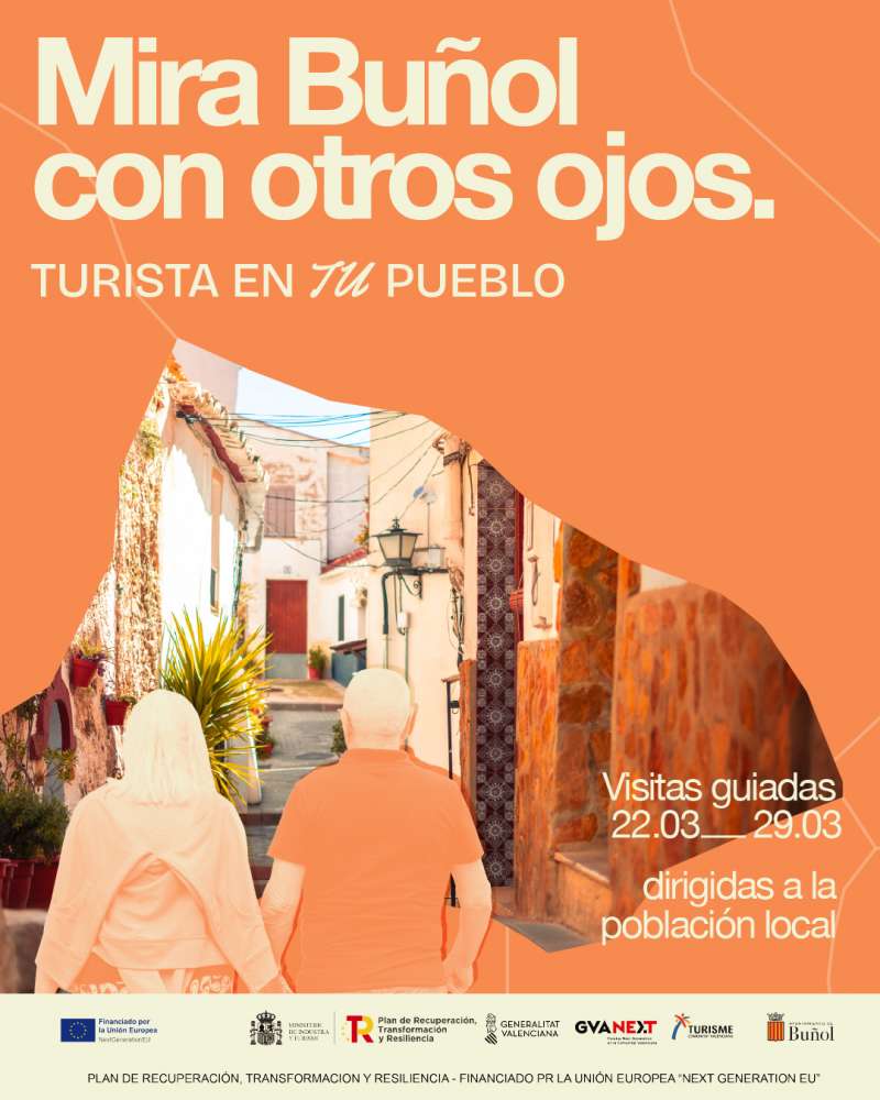 Cartel de la nueva iniciativa tur�stica de Bu�ol.  EPDA