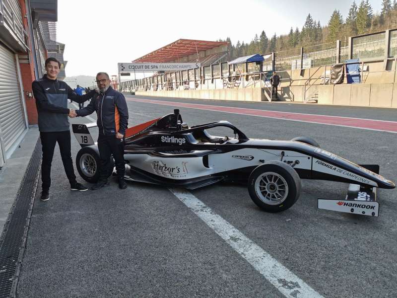 Jorge Campos y Marco Rodríguez en el circuito de Spa Francorchamps /EPDA