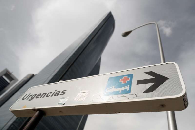 Detalle de una se�al que indica la ubicaci�n de las urgencias de un hospital. EFEMariscalArchivo
