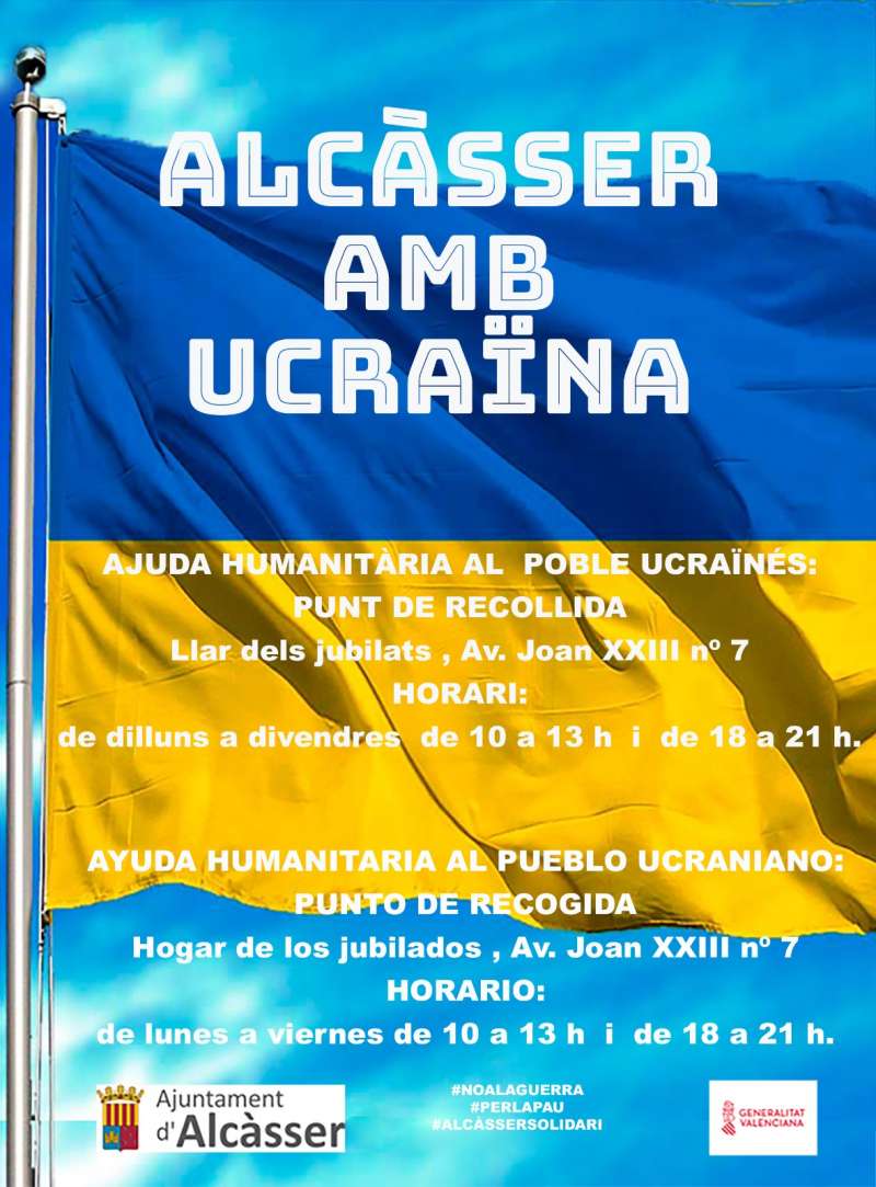 Cartel ayuda humanitaria Ucrania./EPDA