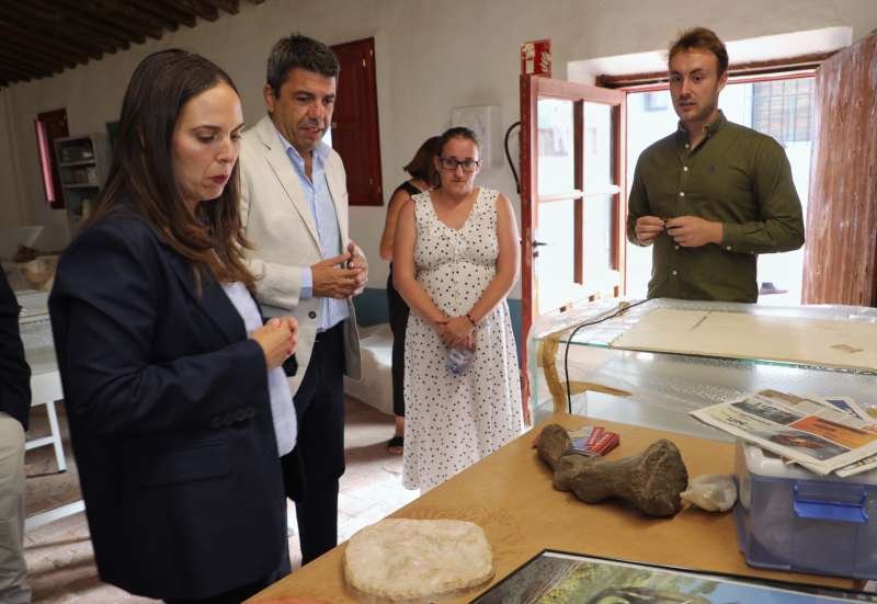 Un momento de la visita.EPDA