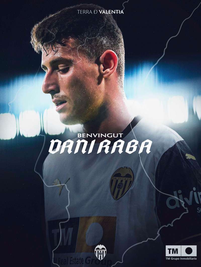 Anuncio del fichaje de Dani Raba. EPDA