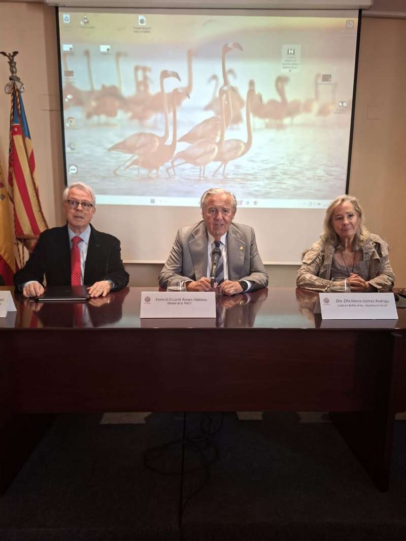 Conferencia en la Real Academia de Cultura Valenciana.  EPDA