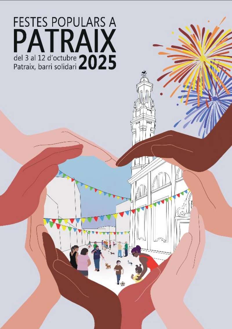 Cartel de las fiestas populares de Patraix 2025 | EPDA