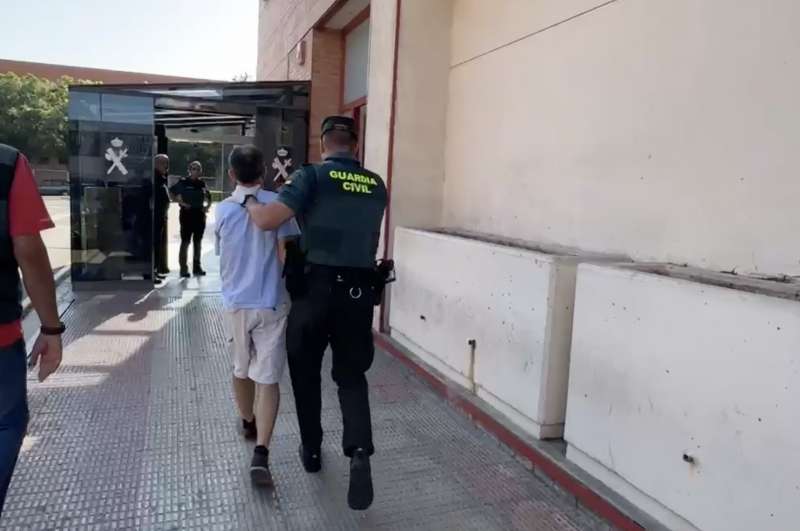 Un instante durante la detencin. EPDA