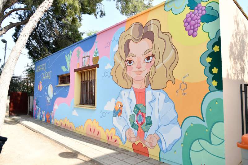 Imagen del mural.  EPDA