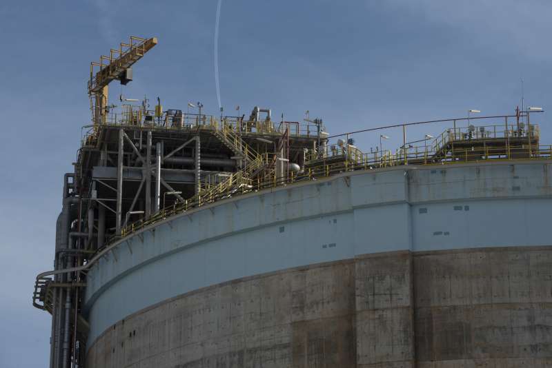 Imagen de uno de los tanques de SAGGAS. EPDA
