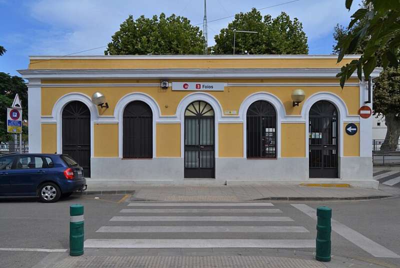 La estacin de metro de Foios. EPDA