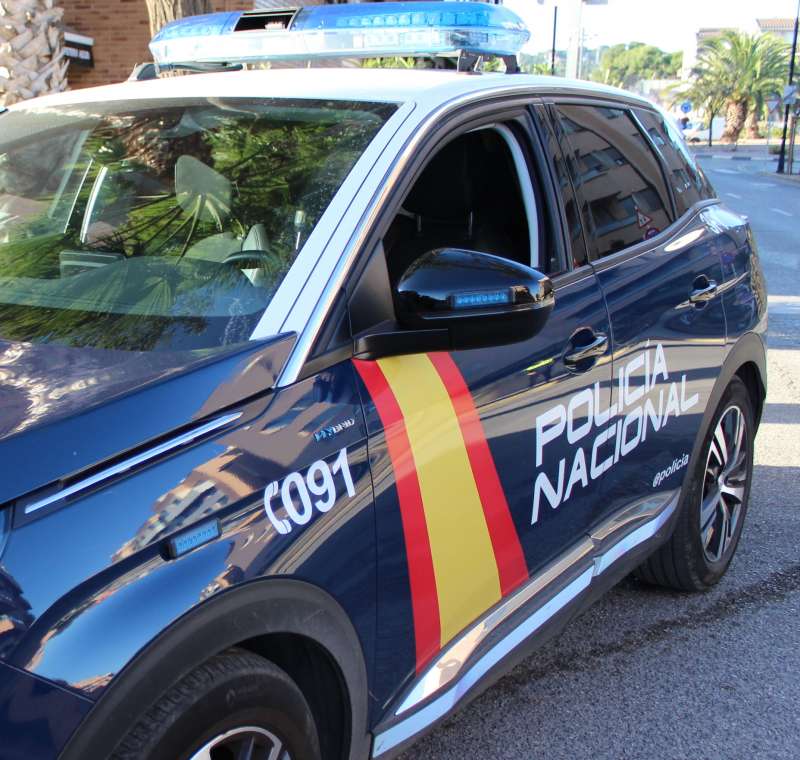Patrulla de la Polica Nacional en la zona | EPDA