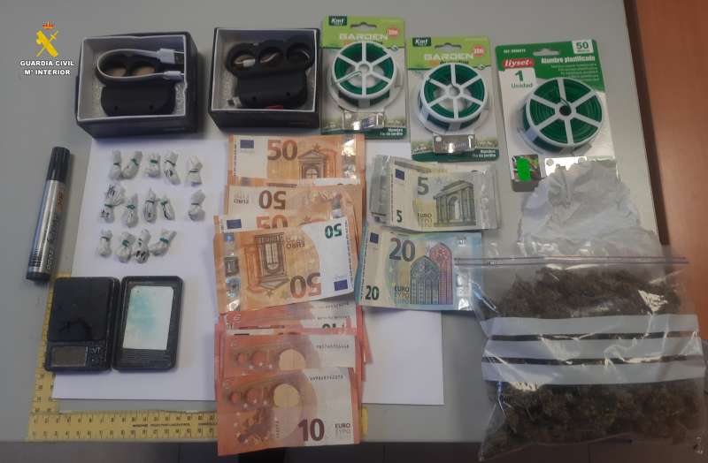 Material incautado. EPDA