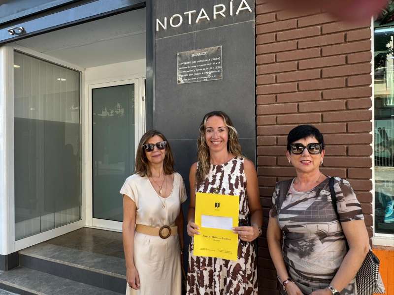 La firma de la adquisicin de la nave. EPDA