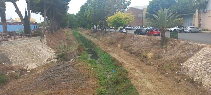 Barranc de Picassent al seu pas per Beniparrell.EPDA