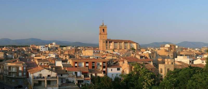Vista del municipio de Utiel. EPDA