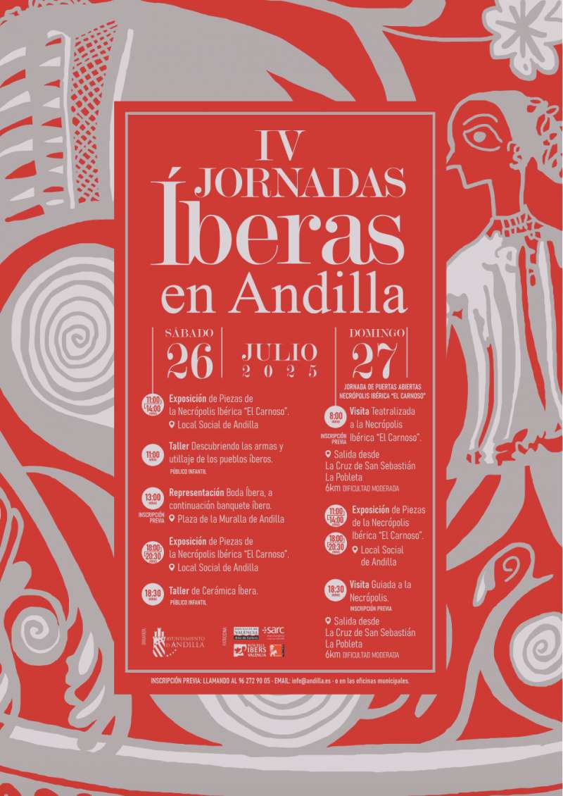 Programa de las IV Jornadas beras de Andilla. EPDA