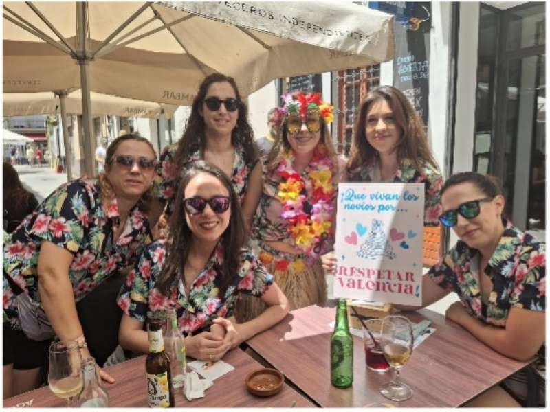Imagen de una despedida.  EPDA