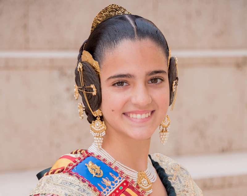 Noa Barea, Fallera Major Infantil 2026 del Camp de Morvedre.  FJFS