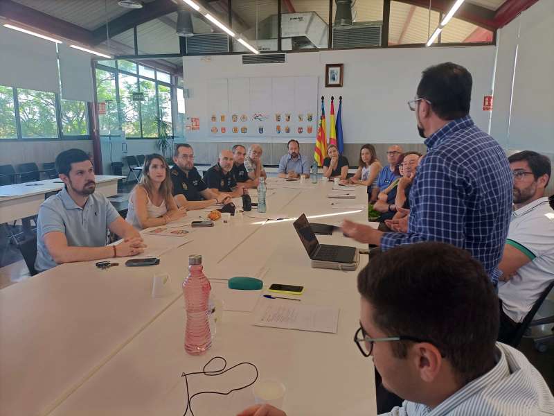 Trobada a la seu de la Mancomunitat Camp de Tria. EPDA