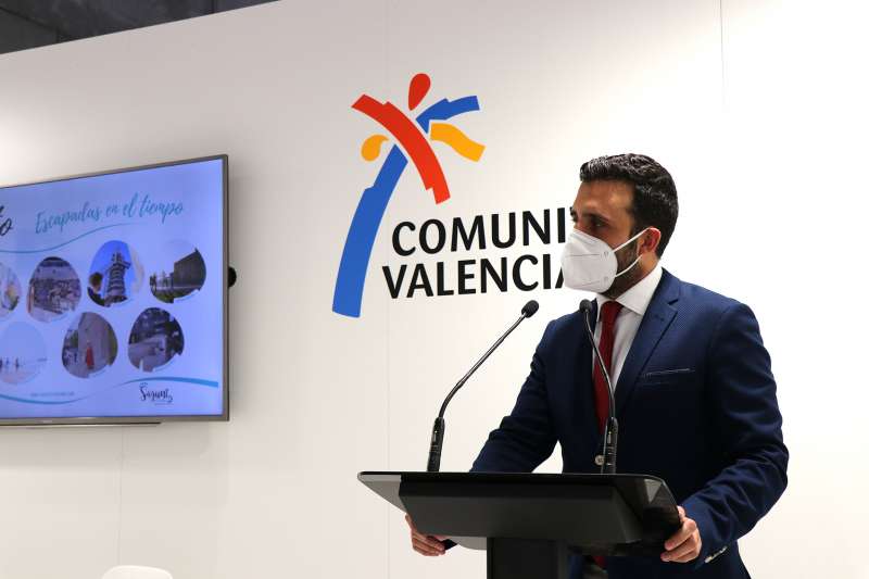 Darío Moreno, alcalde de Sagunt, presenta en Fitur la campaña 