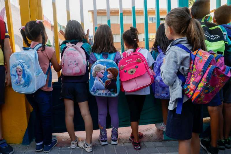 Alumnos de infantil en un centro educativo: imagen de archivo.  EFE