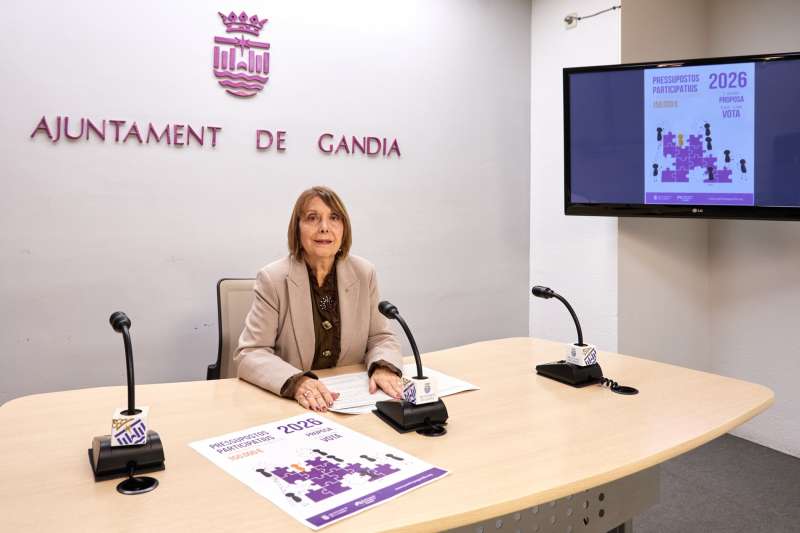 Gandia rep 180 propostes ciutadanes per als seus Pressupostos de 2026.EPDA