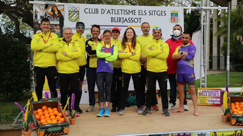 Equipo de ultrafondistas del CA Els Sitges