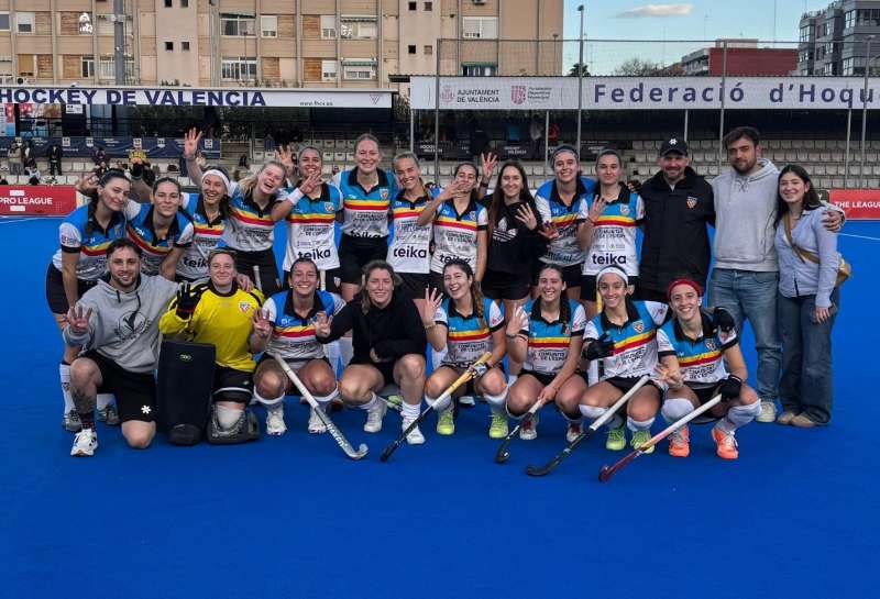 Equipo femenino Valencia CH.  EPDA