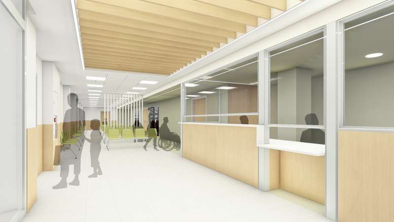 Imagen de la sala de urgencias.  EPDA