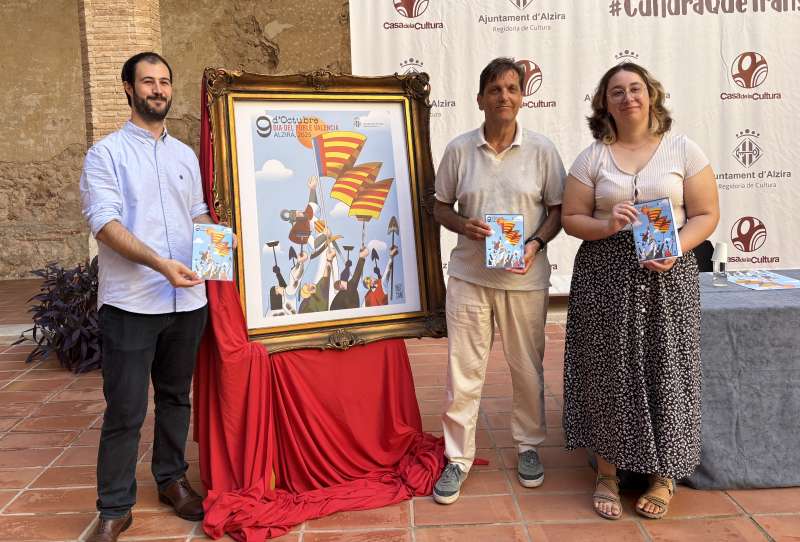 Presentaci del cartell del 9 dOctubre .LAURA FLORENTINO