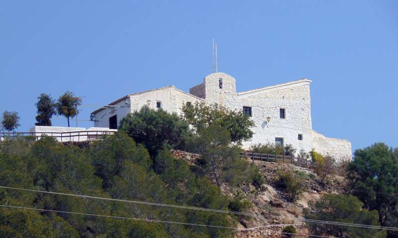 La muntanya de Sant Crist�fol de Sagunt.  EPDA