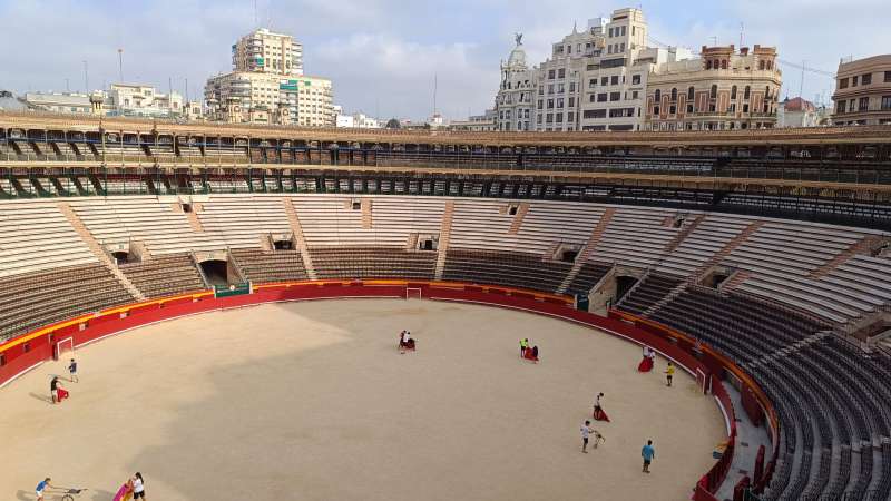 Vista general de plaza de toros de Valencia.EPDA
