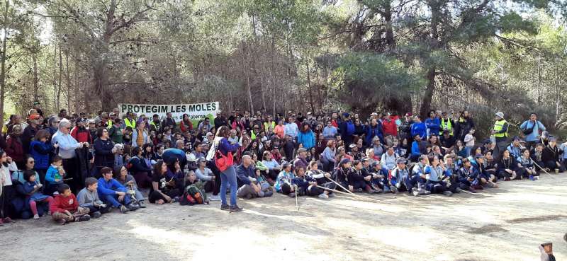 Una de las actividades organizada por la La Coordinadora en les Moles. EPDA
