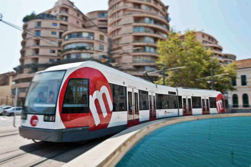 Imagen de un tranva de Metrovalencia. EPDA