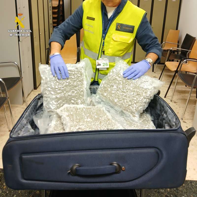 Imagen del material que se ha incautado. EPDA