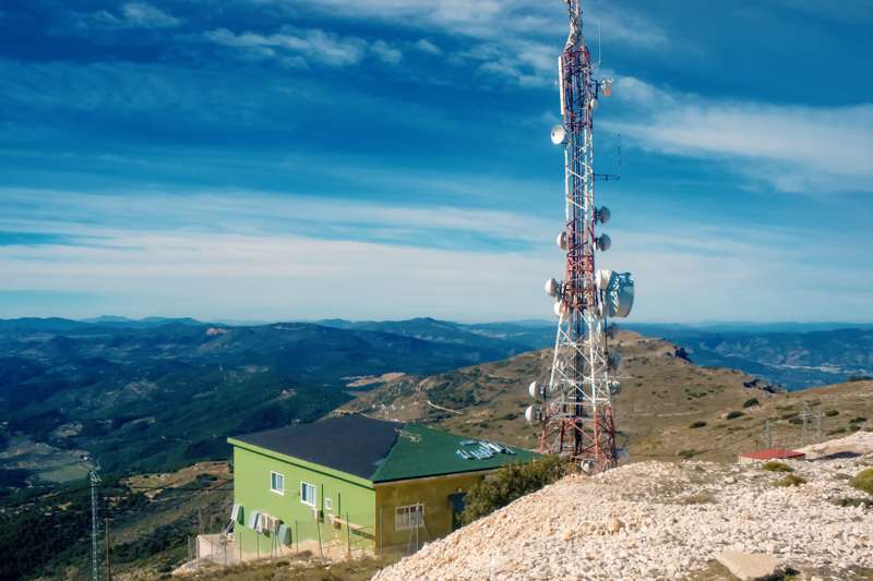 Una antena cedida por la Generalitat/EPDA