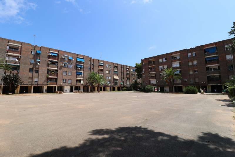 Plaza Vicente Aleixandre, en el Port de Sagunt.  Foto: Aj. Sagunt
