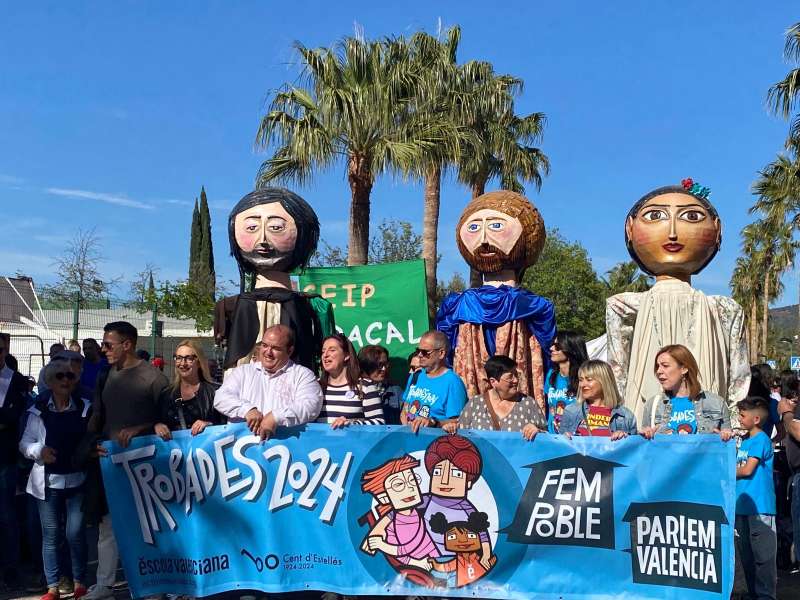 Trobades de lEscola Valenciana fa uns mesos a Estivella.  Foto: Cevcam
