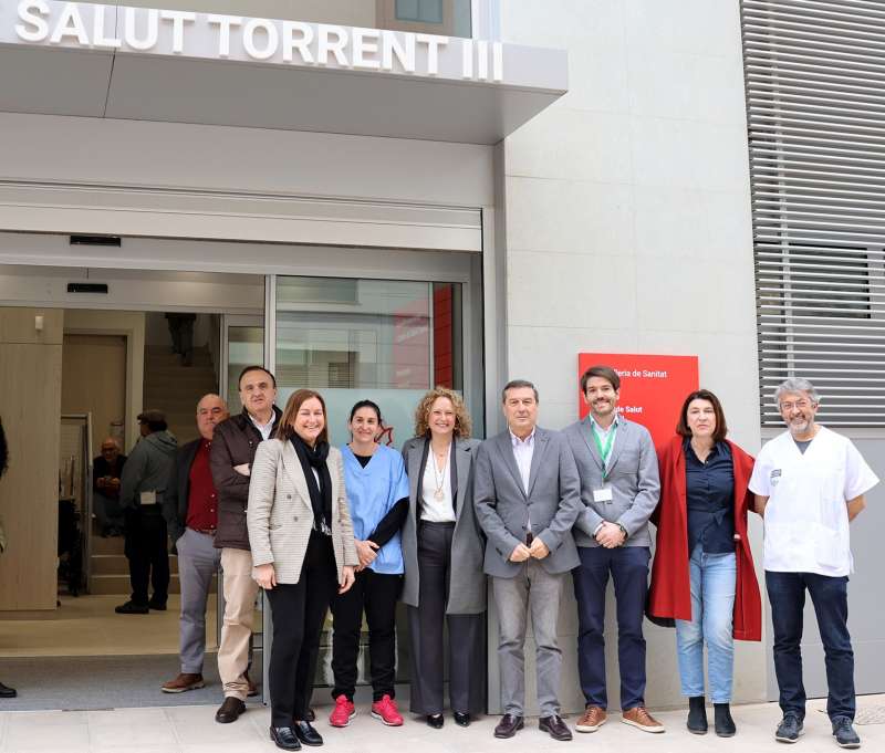 La inauguración oficial del centro de salud. EPDA
