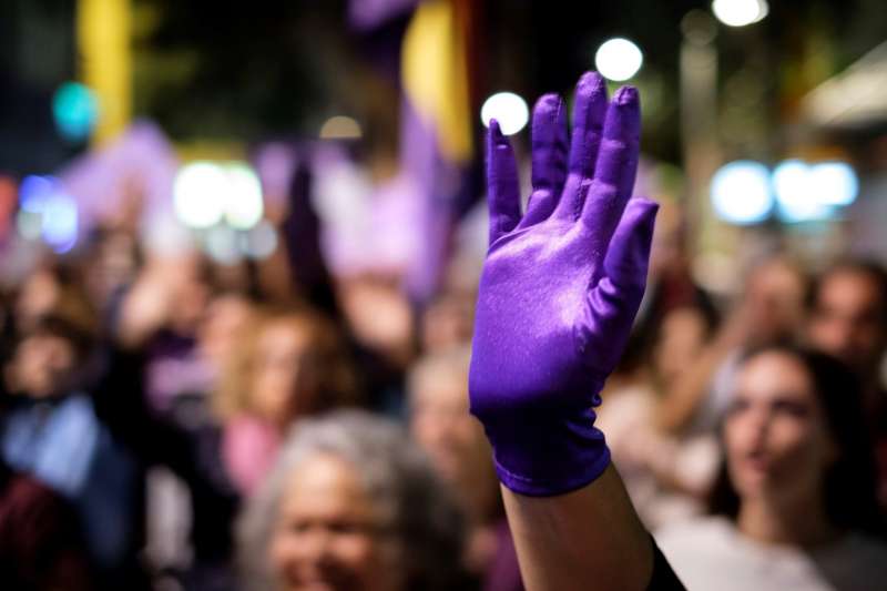 Foto de archivo de una manifestación contra la violencia de género. EFE/Ángel Medina G.
