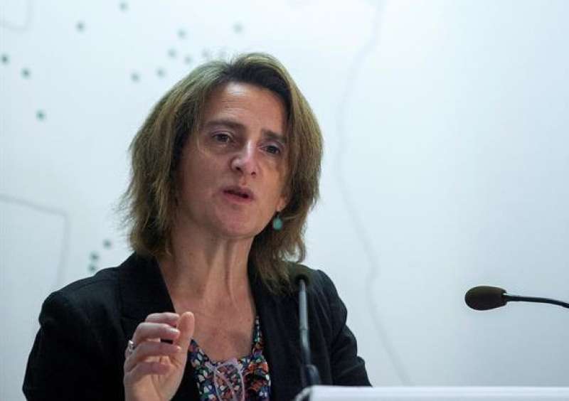 La vicepresidenta cuarta y ministra para la Transición Ecológica y el Reto Demográfico, Teresa Ribera. EFE