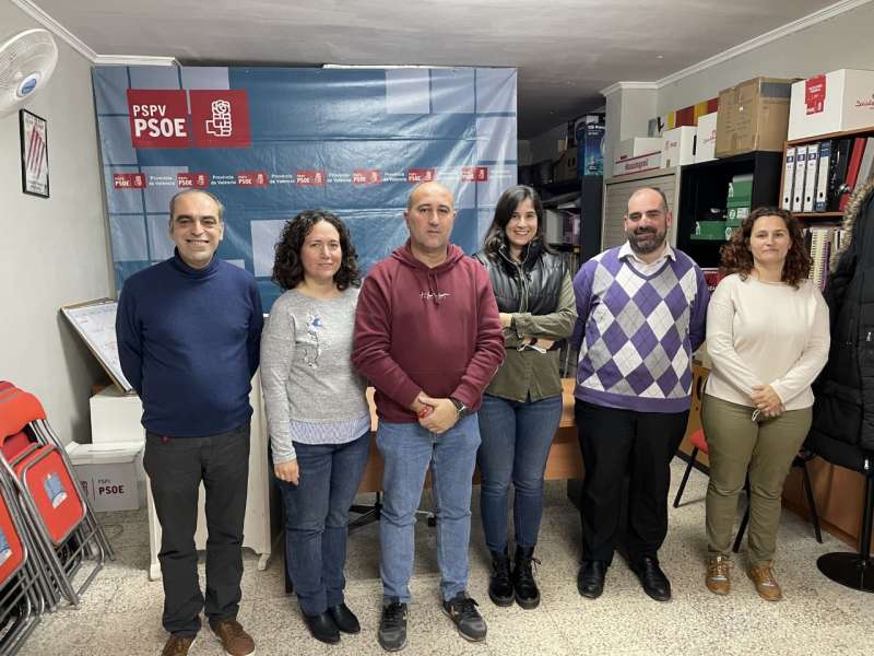 Nueva ejecutiva del PSOE de Massamagrell /EPDA