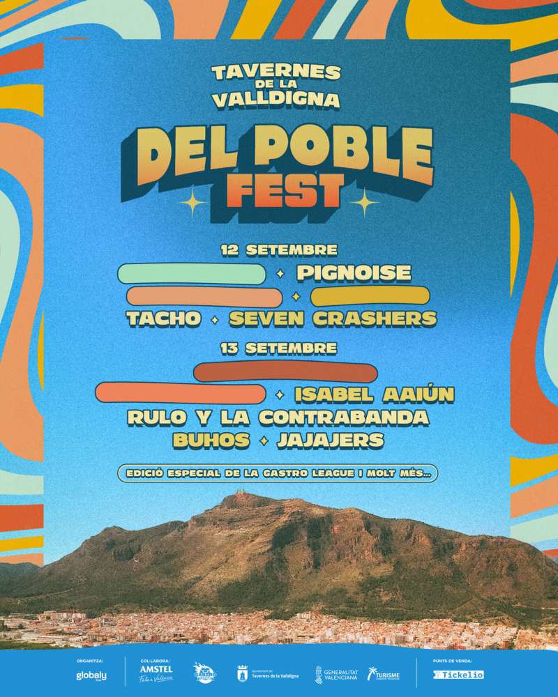 Cartel del festival Del Poble Fest  Foto: Globaly Live